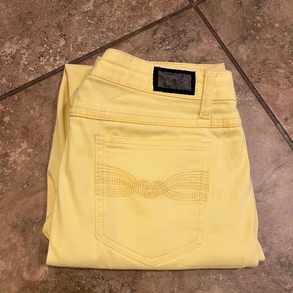 Earl Jean Yellow Straight Fit Jeans - Picture 3 of 16
